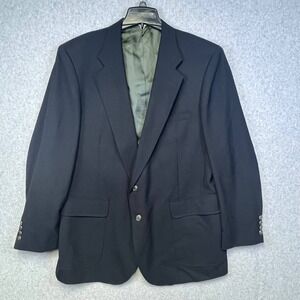Barrington Men's Blazer 44R Blue‎ Sport Coat Classic Fit Formal Lined Jacket